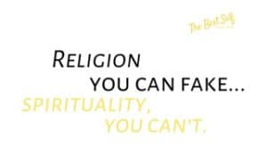 Religion or spirituality