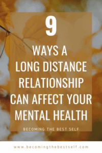 long distance relationship affects mental health