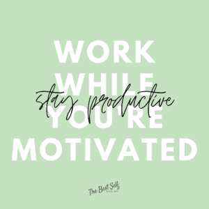 stay productive