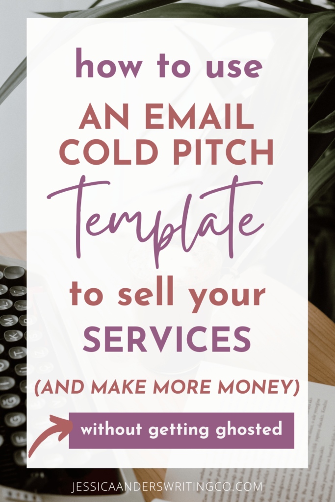 email cold pitching template