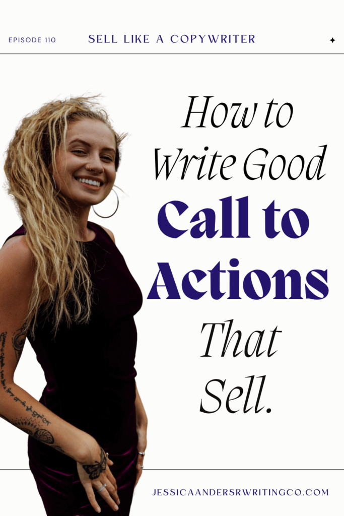 how write good call to actions that sell